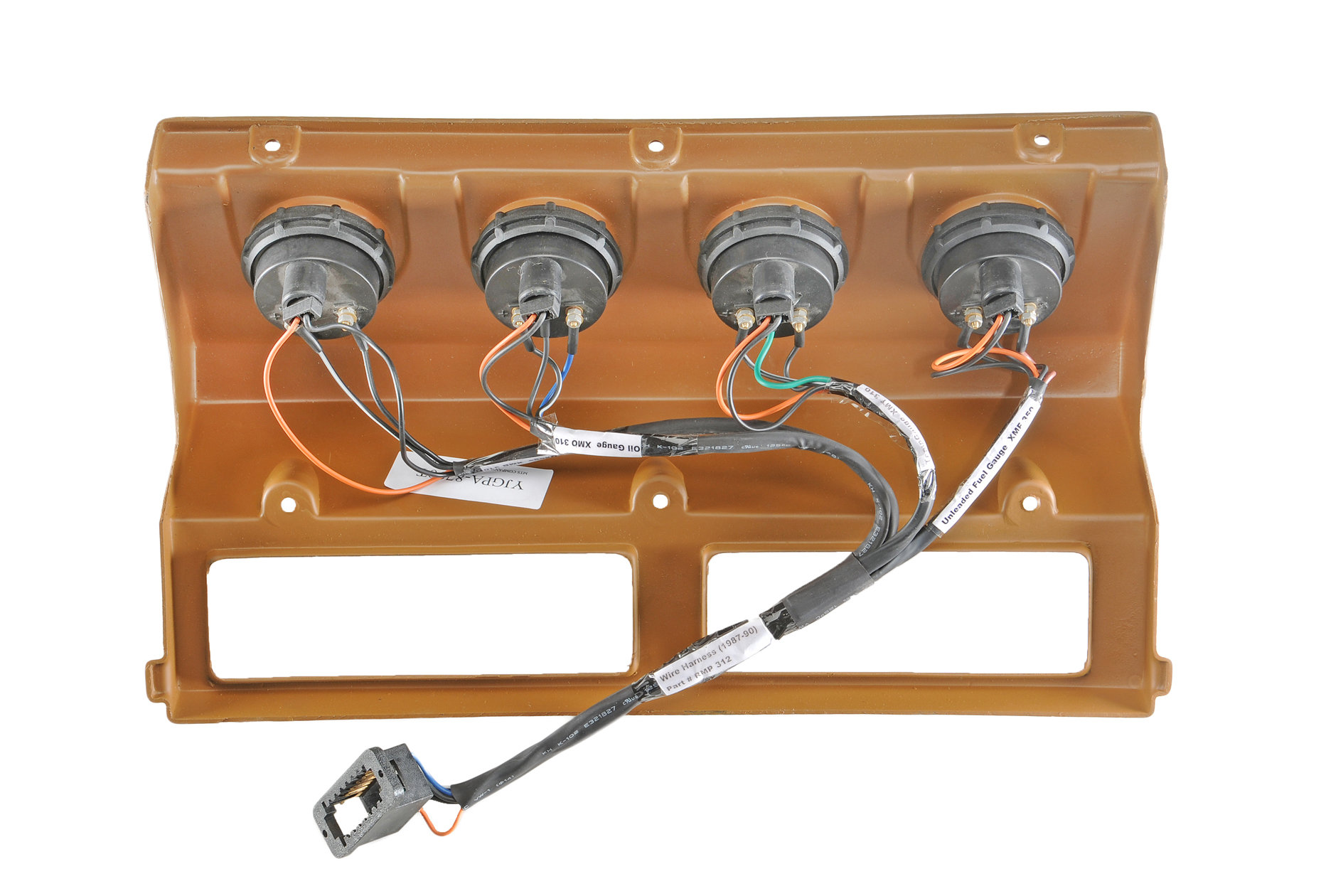 MTS Plug & Play Dash Panel with Gauges for 93-95 Jeep Wrangler YJ |  Quadratec