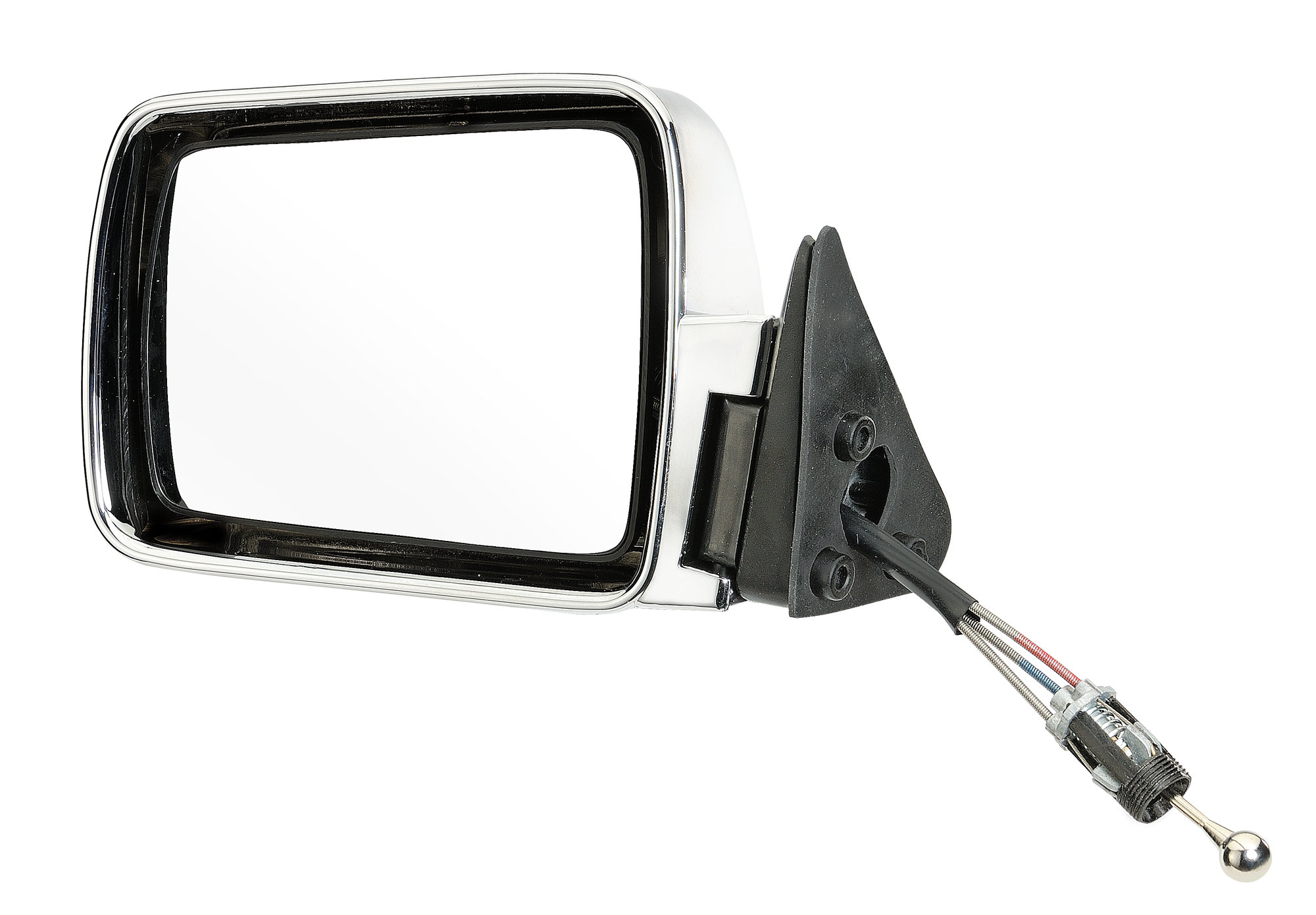 Crown Automotive 55034121 Drivers Side Manual Remote Mirror in Chrome