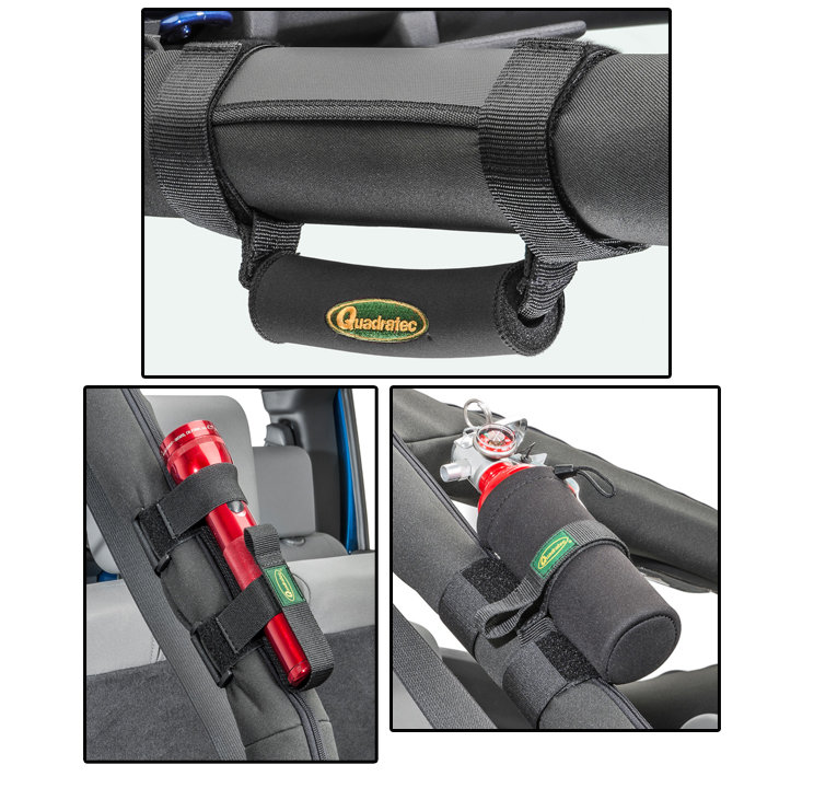 Quadratec Three Piece Roll Bar Accessory Kit Quadratec