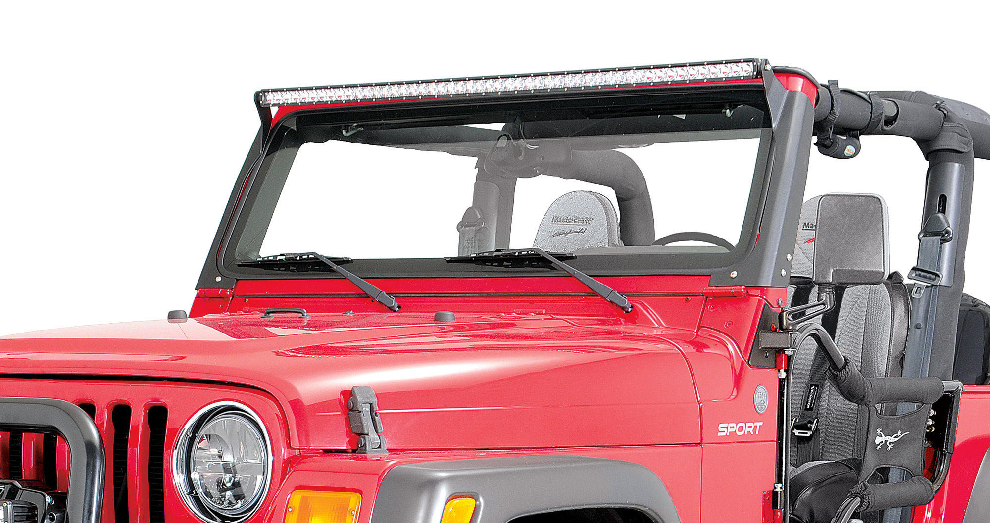 Rigid Industries 40137 Upper Windshield Mount Kit for 9706 Jeep