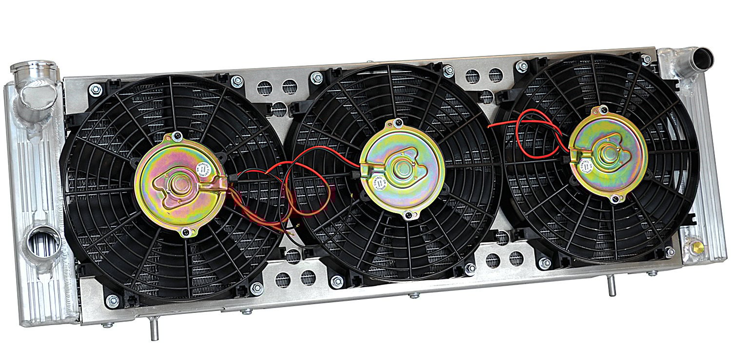 Flexalite 67108 Flexafit Aluminum Radiator and Electric Fan Combo