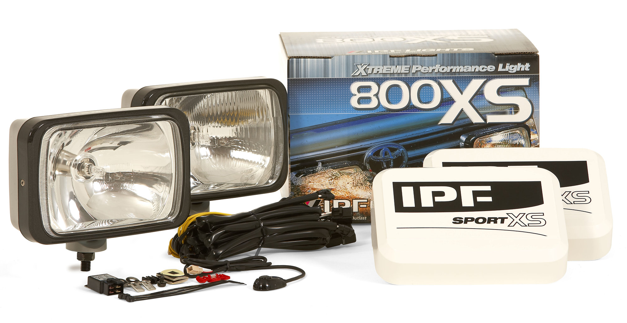 IPF 800XSD 800XS Xtreme Sport Series Driving Light Kit Quadratec