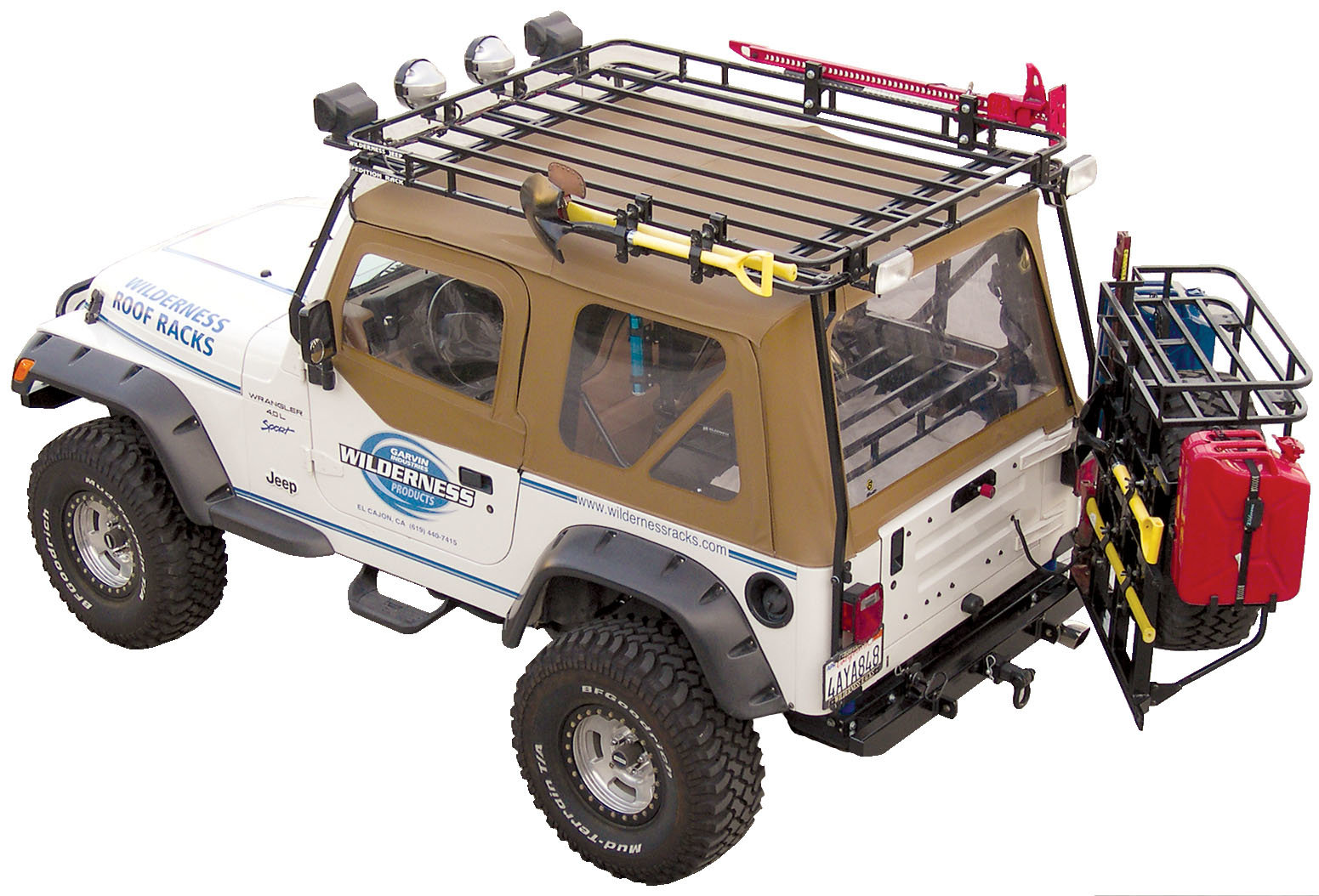 Garvin 34087 Wilderness Expedition Rack for 87-95 Jeep Wrangler YJ |  Quadratec