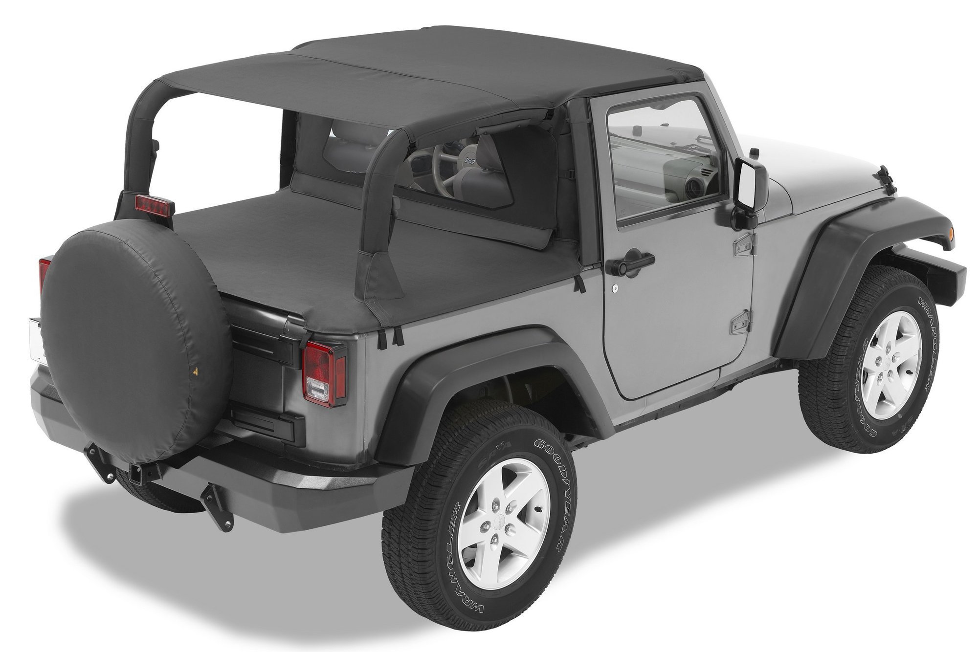 Bestop Safari Bikini, Duster & Windjammer Summer Combo in Black Diamond for  10-18 Jeep Wrangler JK 2 Door with Factory Soft Top | Quadratec