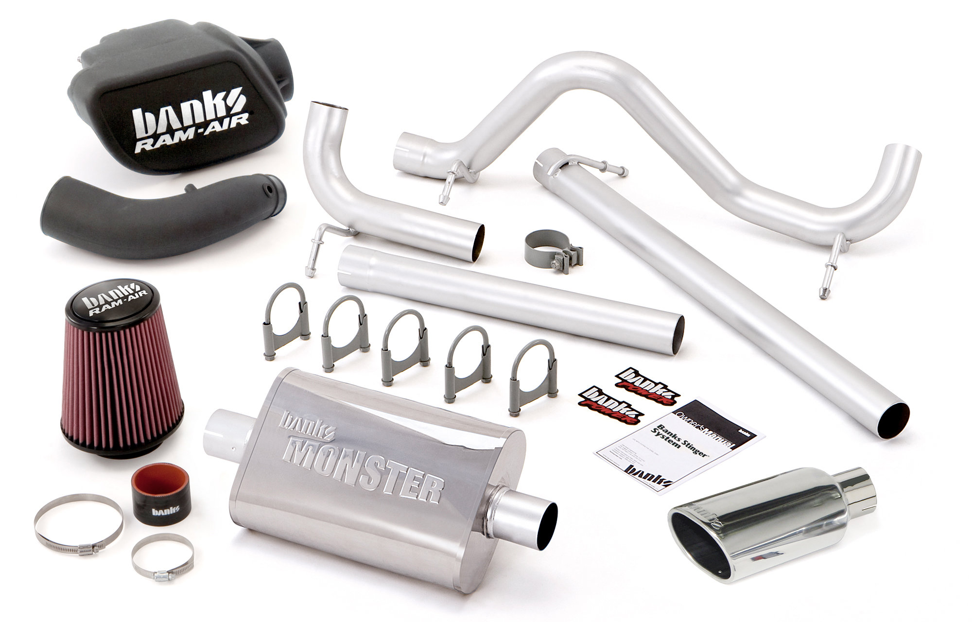 Gale Banks Engineering Stinger Exhaust System for 07-11 Jeep Wrangler  Unlimited JK 4 Door with  | Quadratec