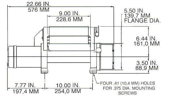 Ramsey 109193 Patriot 9500 Rock Crawler Winch with ... jeep liberty kk wiring diagram 