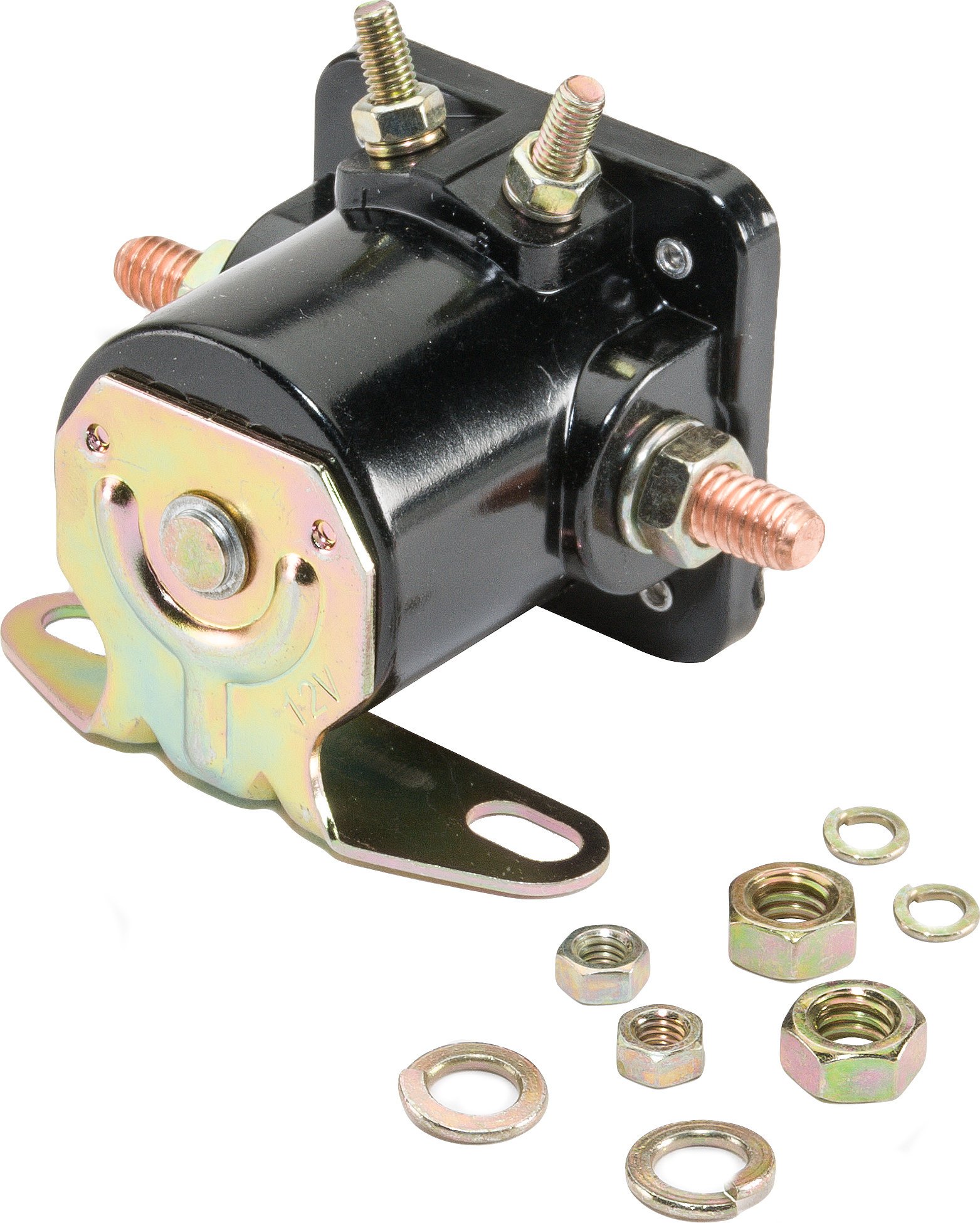 OMIX  Starter Solenoid for 72-79 Jeep CJ Series & 72-79 Cherokee  with AMC  4 Cylinder Engine, 72-79 CJ Series with ,  or   Engines | Quadratec