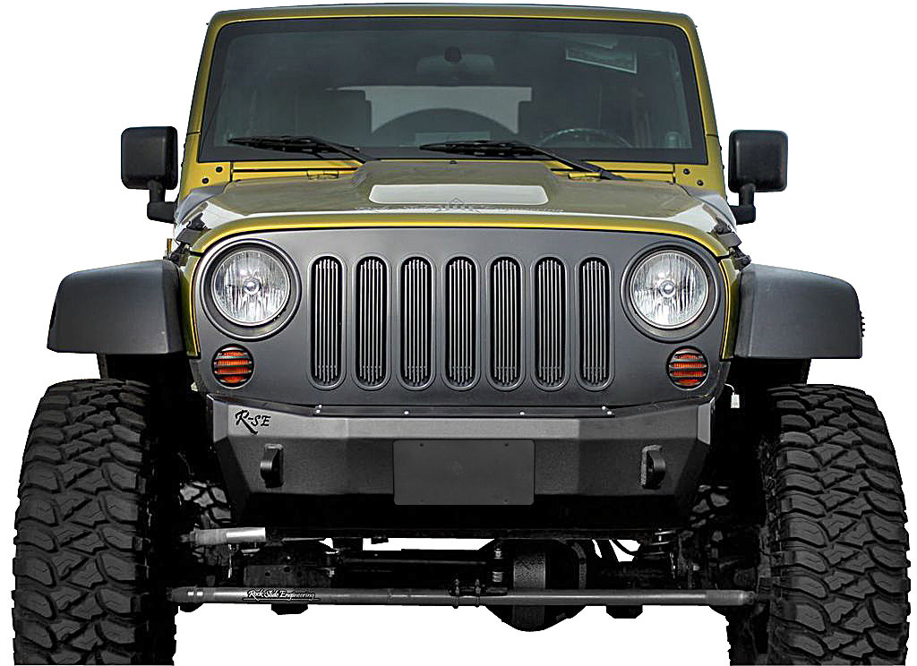 RockSlide Engineering Rigid Series Shorty Front Bumper in Textured