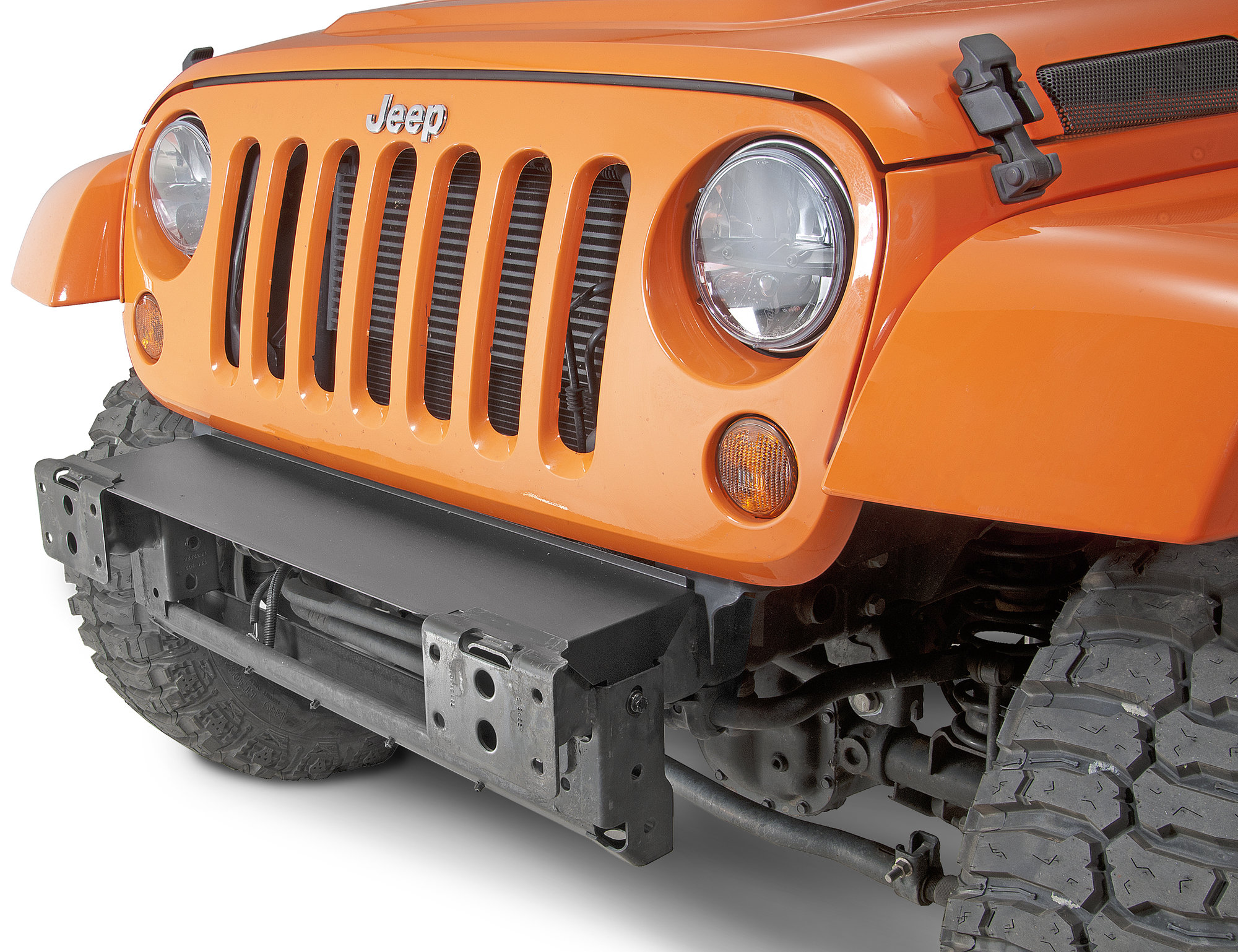 Olympic 4x4 Products Front Frame Cover for 0718 Jeep Wrangler JK