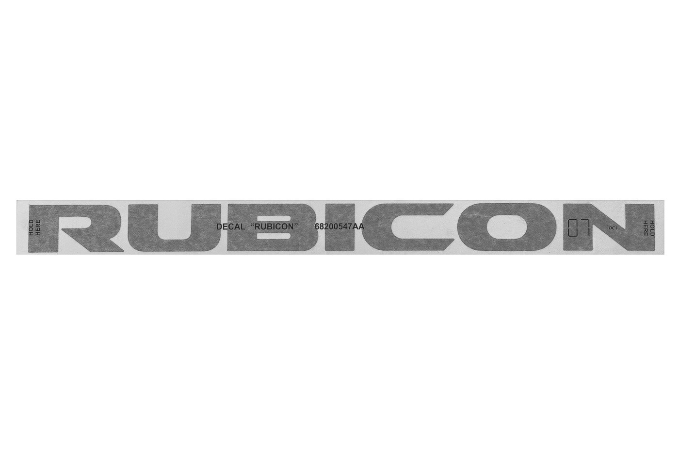 mopar rubicon decal