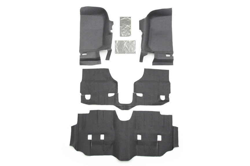 Auto Custom Carpets Molded Passenger Floor Liner For Jeep Wrangler 2007-2010 (4 Door)