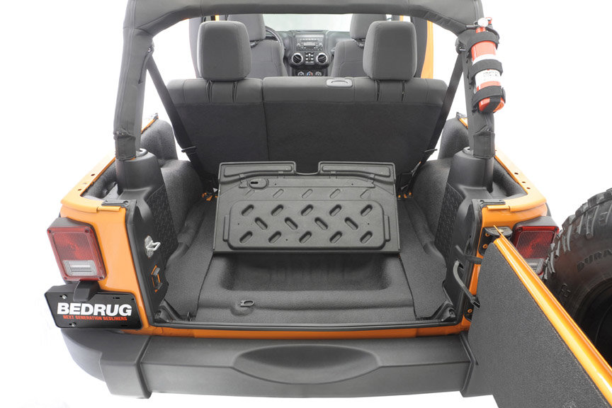 Bedrug BedTred Premium Molded Floor Covering Kit for 07-18 Jeep Wrangler  Unlimited JK | Quadratec