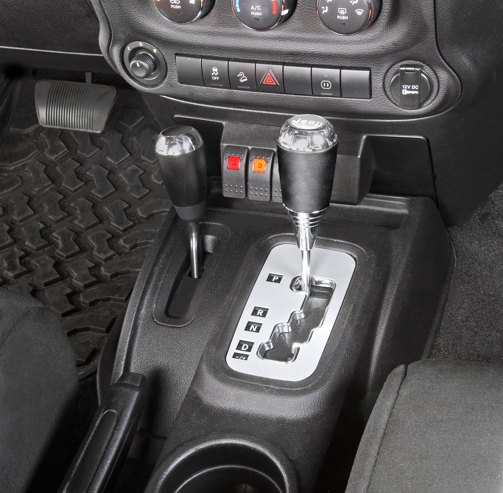 DV8 Offroad Shifter Plate for 1215 Jeep Wrangler JK with Automatic
