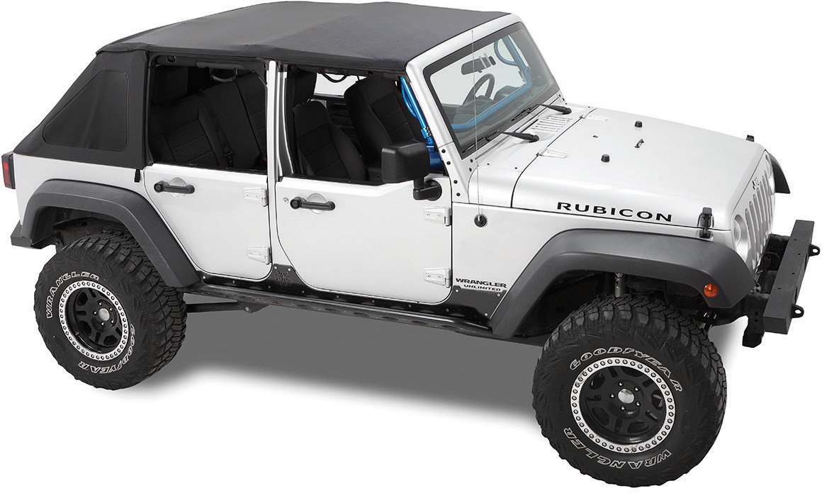 Pavement Ends Sprint Top In Black Diamond For 07 16 Jeep Wrangler Unlimited Jk 4 Door