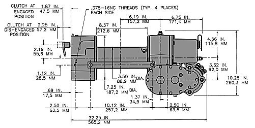 Ramsey 112162 RE 12000 Winch with 12 ft. Wire Pendant Remote | Quadratec