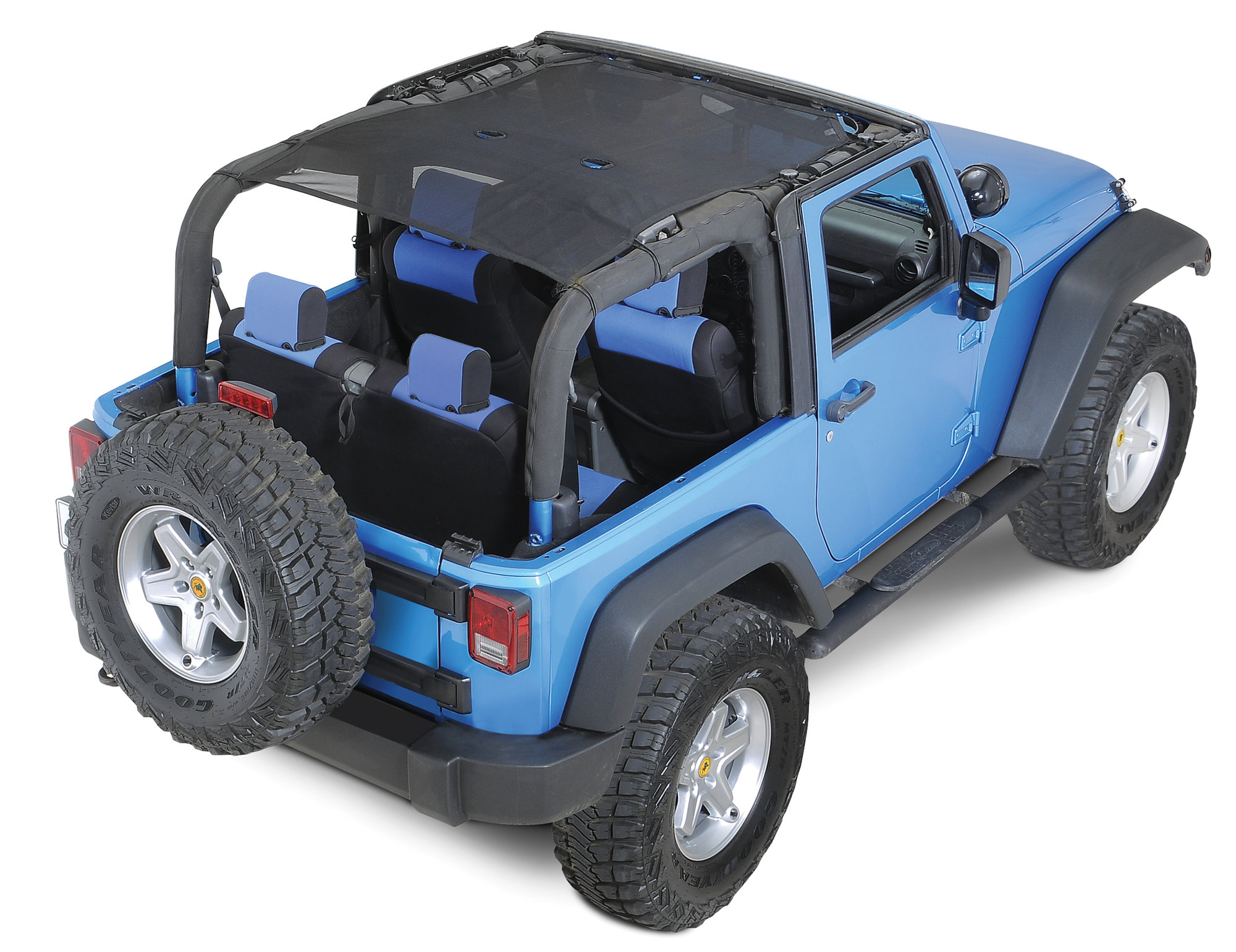 Rugged Ridge Full Eclipse Sun Shade for 07-18 Jeep Wrangler JK 2-Door |  Quadratec