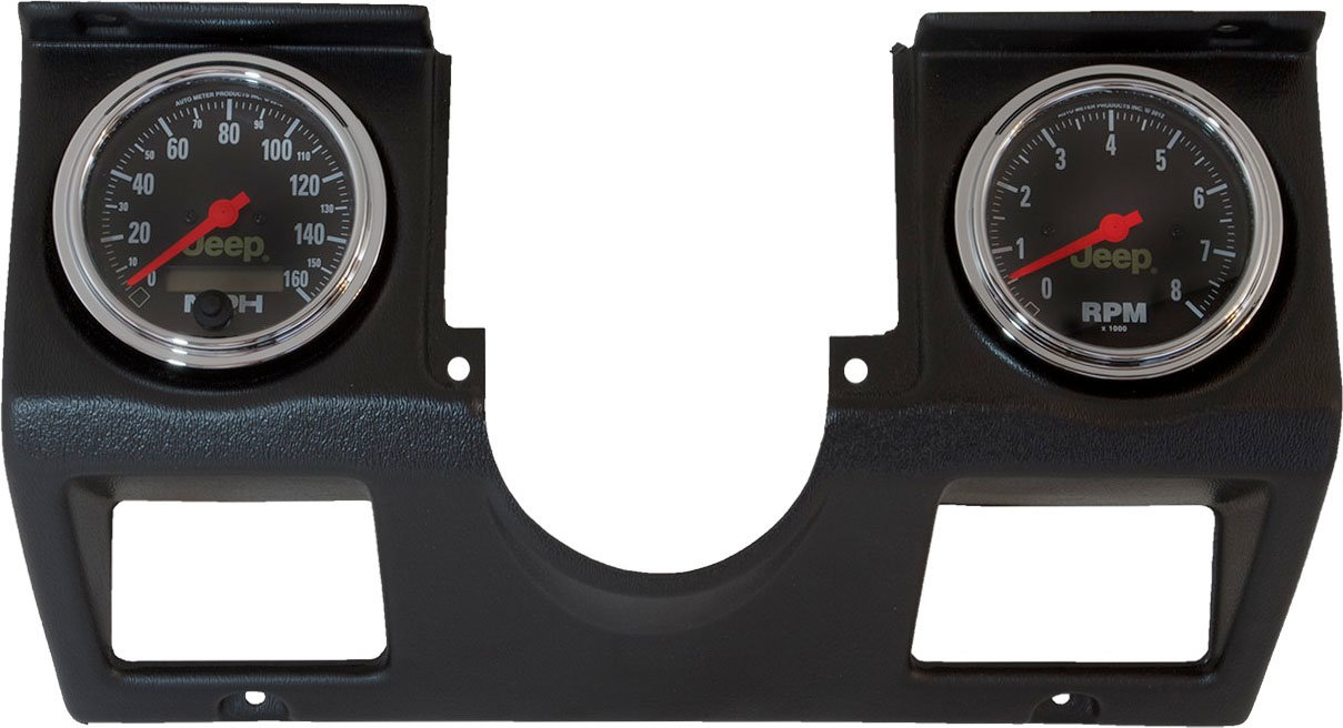 Auto Meter 7040 Dash Panel with Gauges for 87-95 Jeep Wrangler YJ |  Quadratec