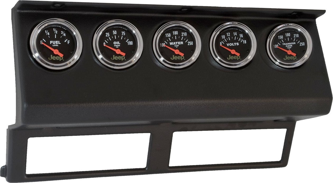 Auto Meter 7040 Dash Panel with Gauges for 87-95 Jeep Wrangler YJ |  Quadratec