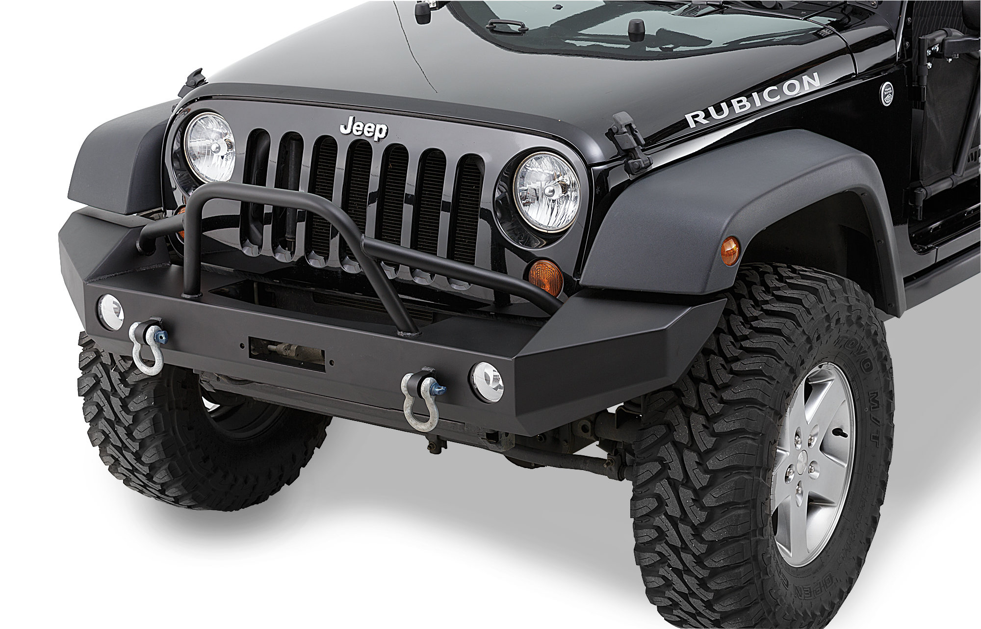 Warrior Products 59950 Full Width Front Winch Bumper with Brush Guard for  07-18 Jeep Wrangler JK | Quadratec