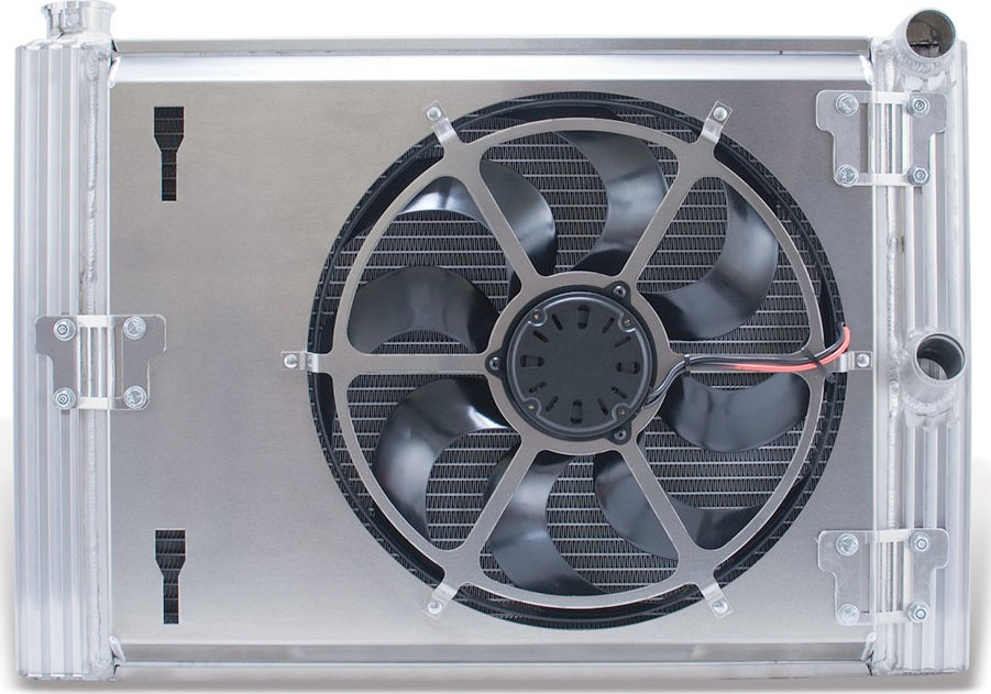 Flexalite Direct Fit Radiator with Fan for 0718 Jeep Wrangler JK