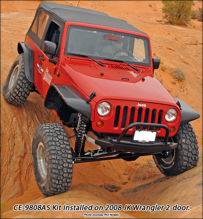 RockJock CE9808AS RockJock 4" Off Road Suspension System with Antirock