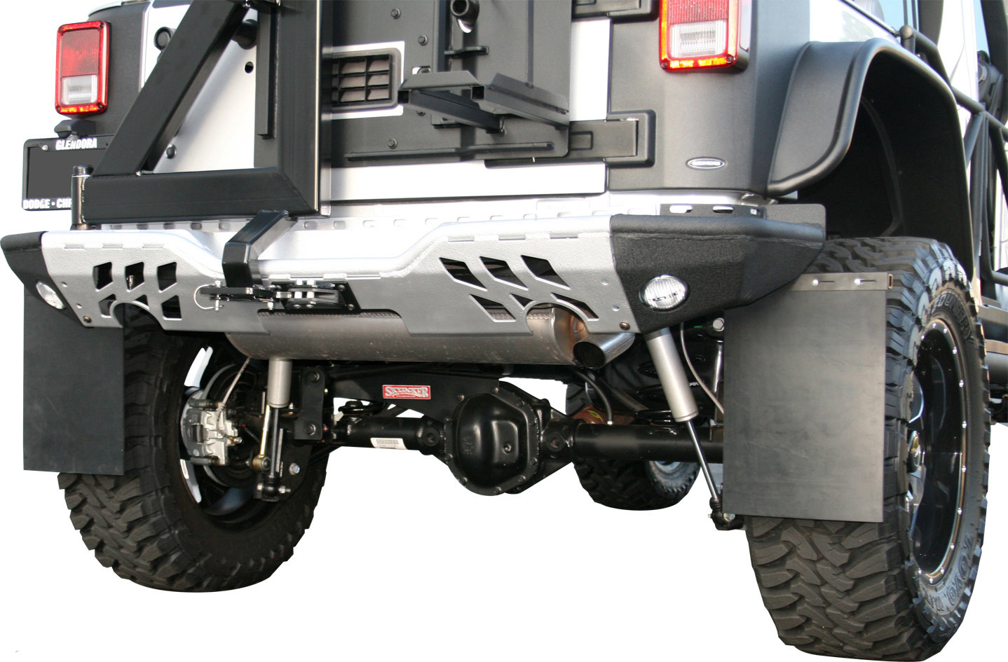 Aries Removable Mud Flaps for 0717 Jeep Wrangler JK Quadratec