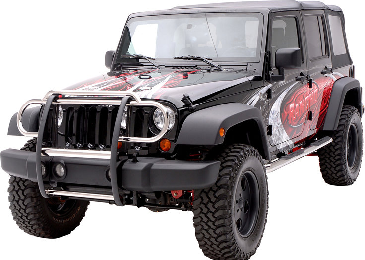 Aries 1050-2 Stainless Steel Grill Guard for 07-17 Jeep ...