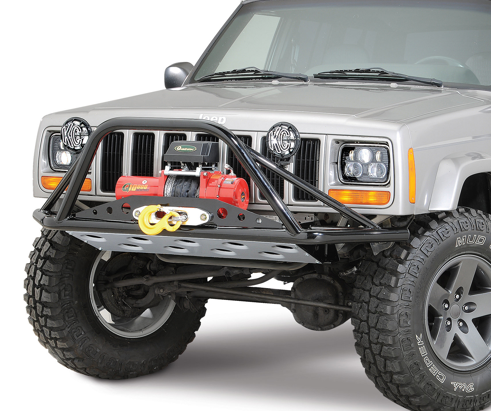 Rusty's Offroad Pre-Runner Winch Bumper for 84-01 Jeep ...