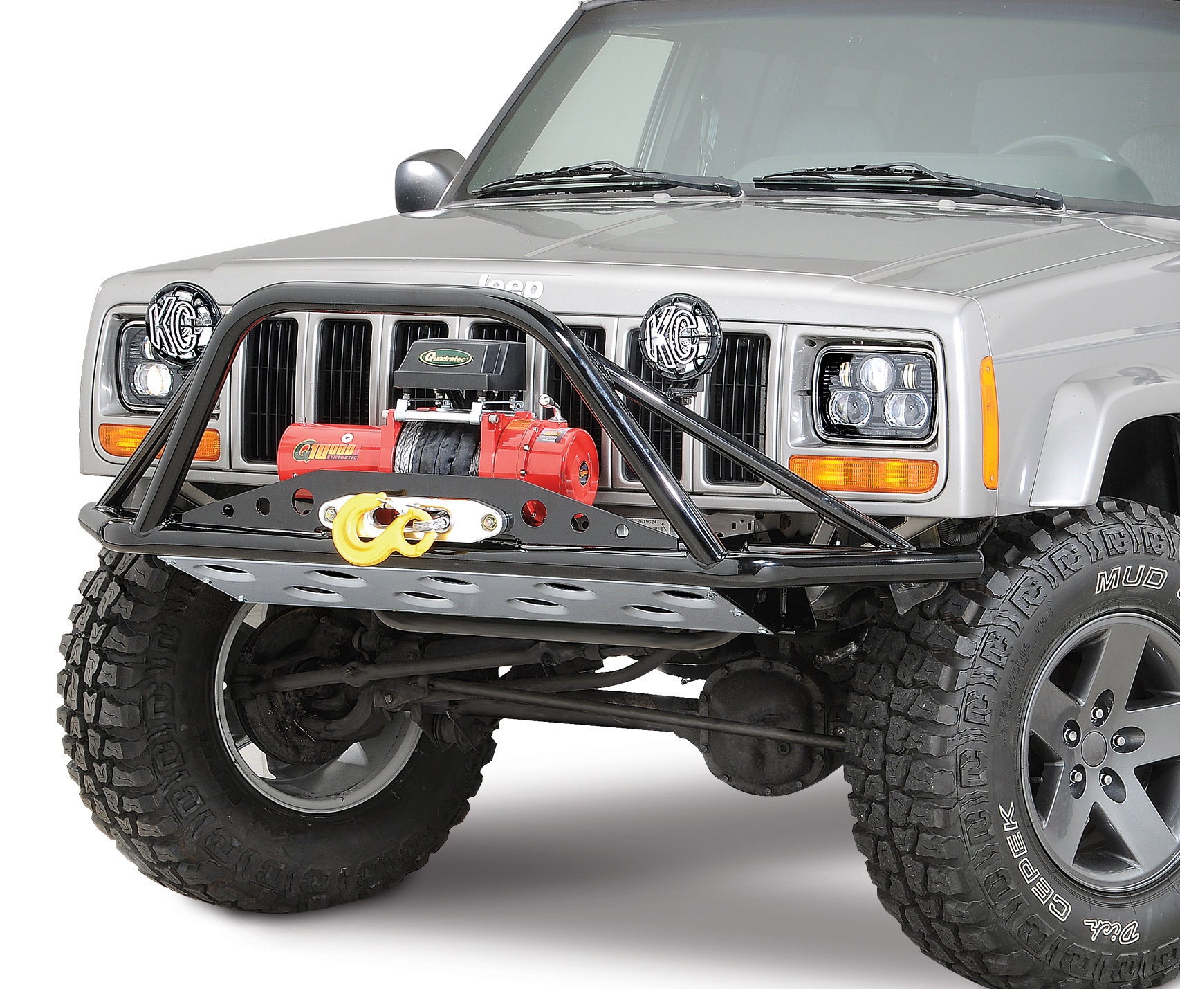 Rusty's Offroad RABS10XJ Front Bumper Skid Plate for Jeep Quadratec