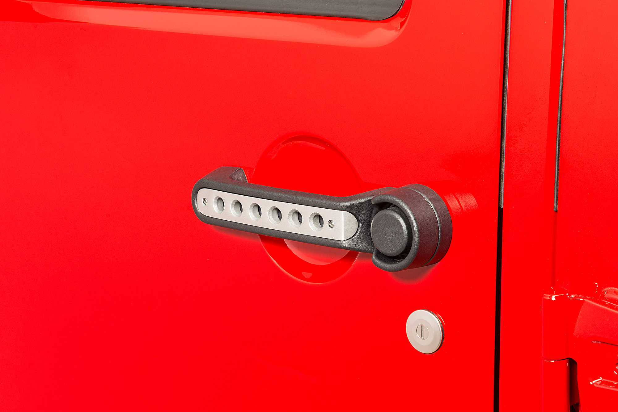 DV8 Offroad Door & Tailgate Handle Inserts for 07-18 Jeep Wrangler JK 2 Door  | Quadratec
