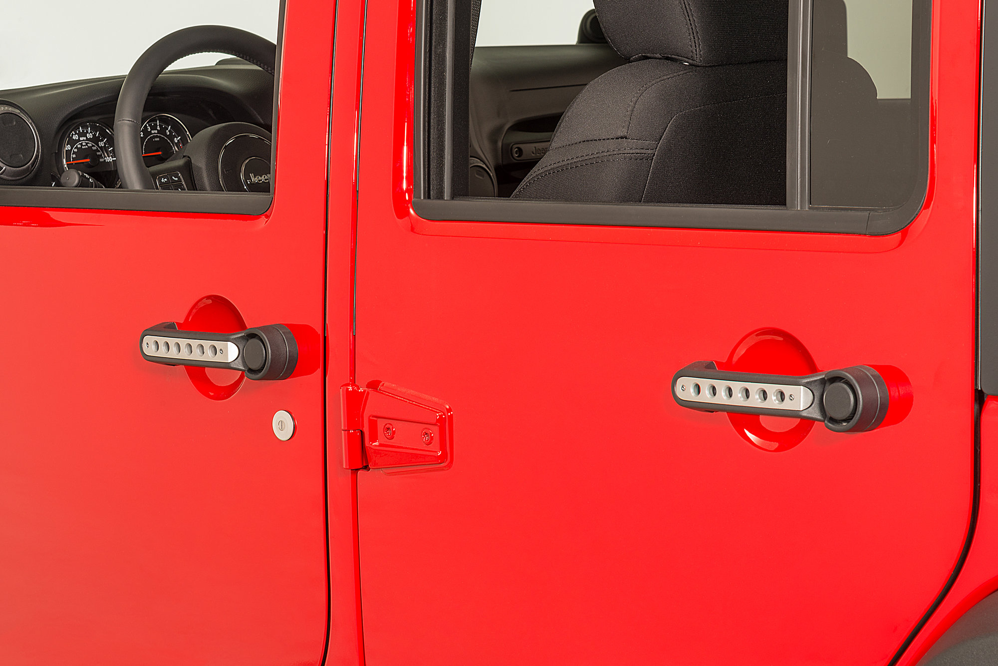 DV8 Offroad Door & Tailgate Handle Inserts for 07-18 Jeep Wrangler  Unlimited JK 4 Door | Quadratec