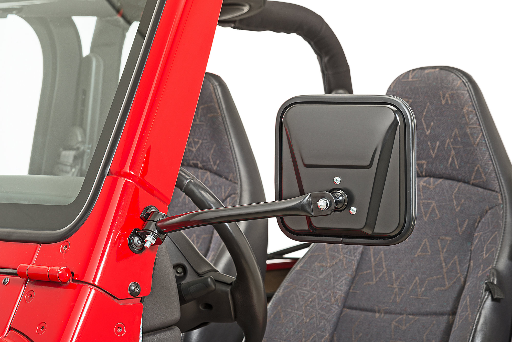 Quadratec Mirrors for 97-06 Wrangler TJ with Tube & Fabric Doors | Quadratec