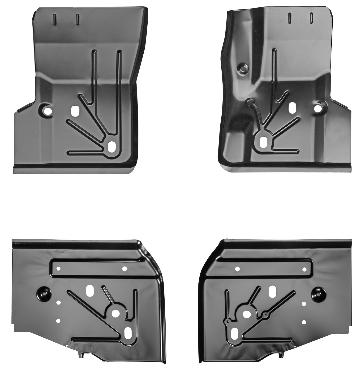 Key Parts Original Replacement Stamped Steel 4pc Floor Section Kit for  97-06 Jeep Wrangler TJ | Quadratec