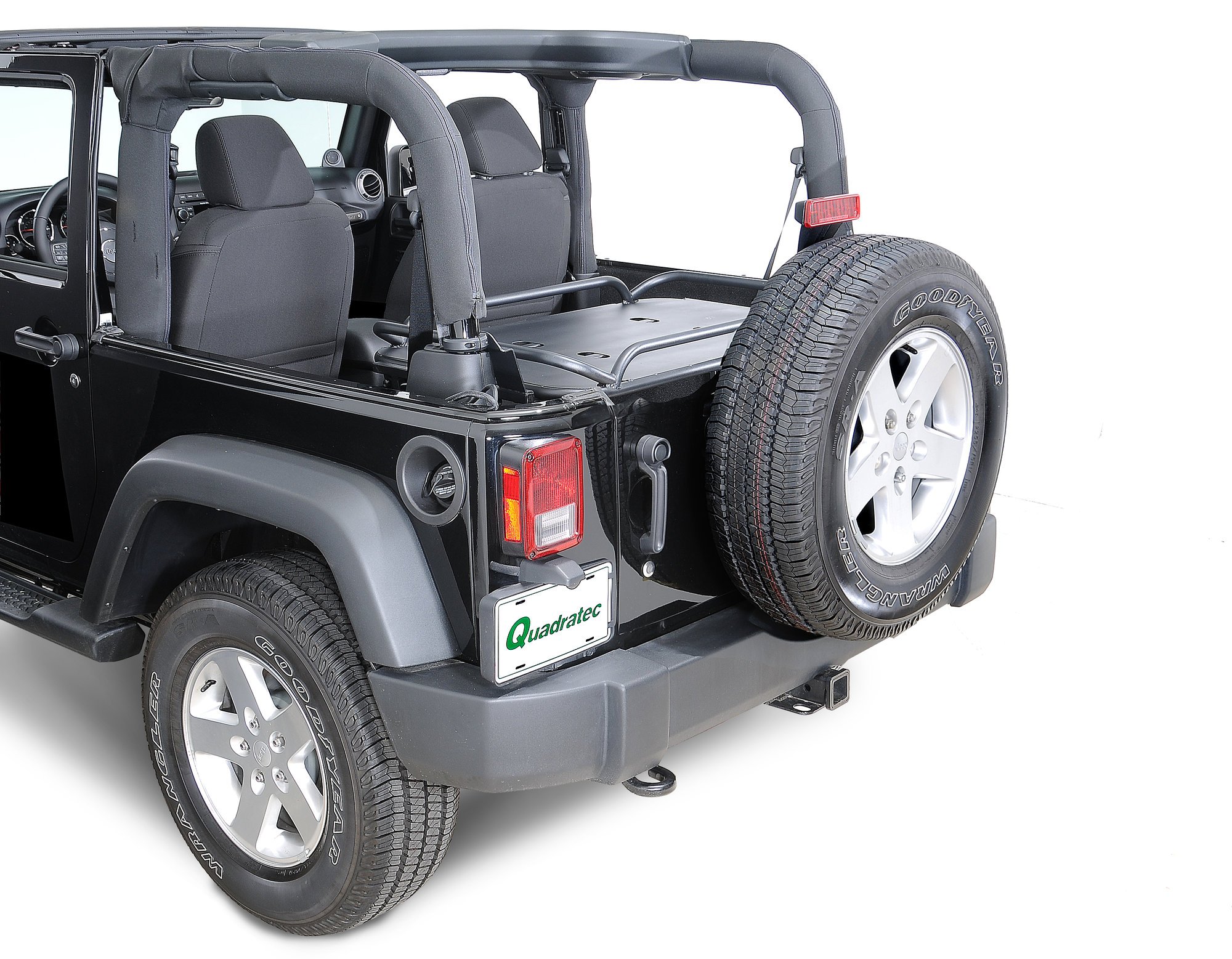 Rampage Products Rear Interior Sport Rack for 07-18 Jeep Wrangler JK 2 Door  | Quadratec