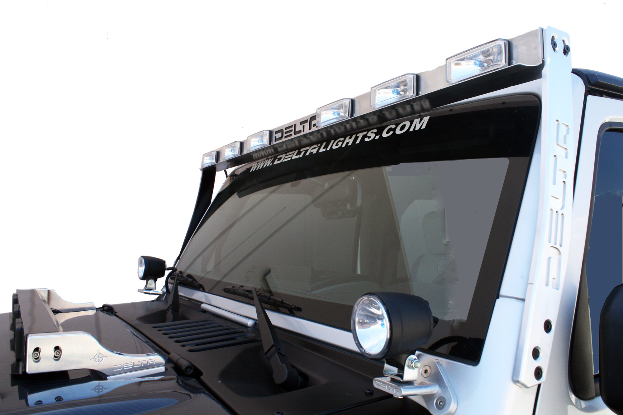 delta tech 01 9570 hidb led skybar with hid lights in black aluminum