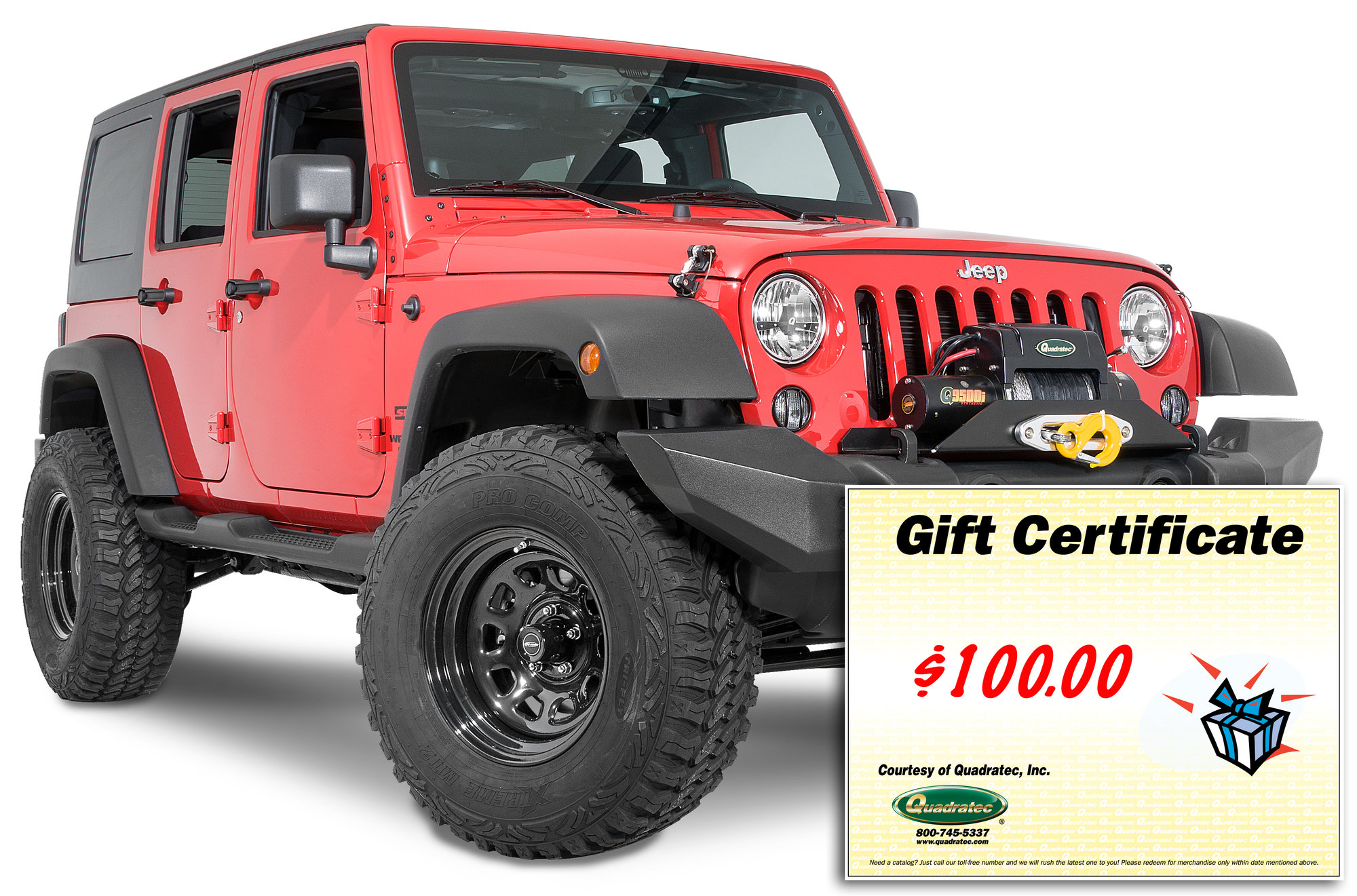 Pro Comp 3.5" Lift Kit with 35" MT2 Tires and Series 51 Steel Wheels for  07-18 Jeep Wrangler Unlimited JK 4 Door | Quadratec