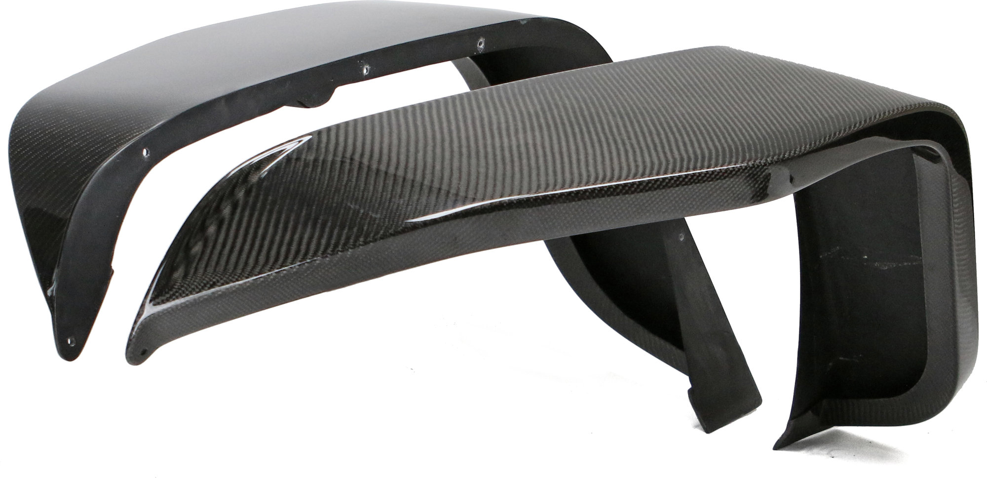 GenRight Off Road TFF8730 Off Road 4" Front Carbon Fiber Tube Flare