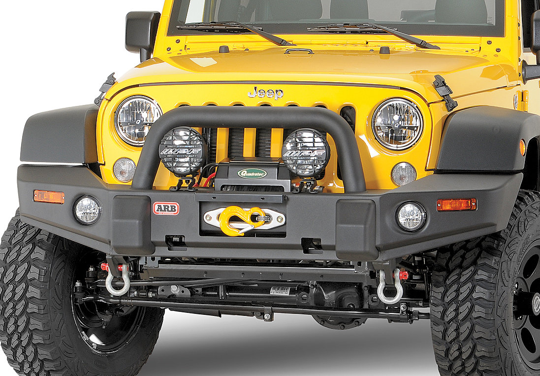 ARB Deluxe Combination Bull Bar Bumper for 07-18 Jeep Wrangler JK |  Quadratec