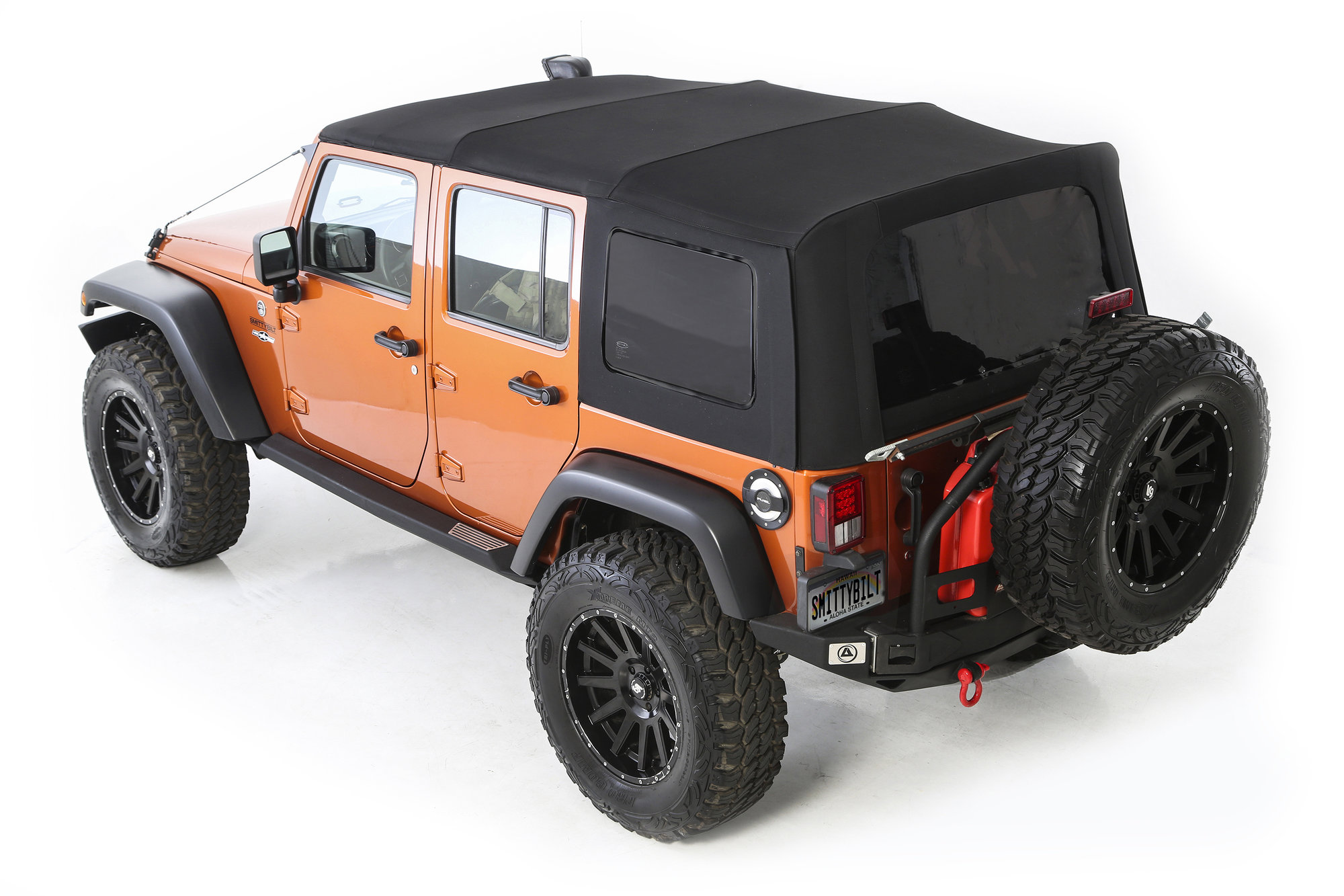 Smittybilt Premium Replacement Canvas Soft Top with Tinted Windows for 07-18  Jeep Wrangler Unlimited 4 Door | Quadratec