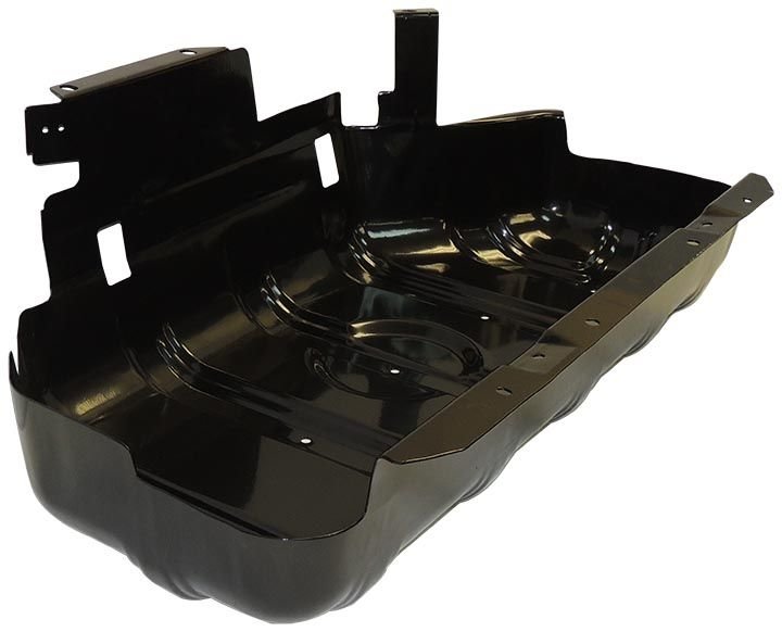 Crown Automotive 52100219AB Gas Tank Skid Plate for 97-06 Jeep Wrangler TJ  & Unlimited | Quadratec