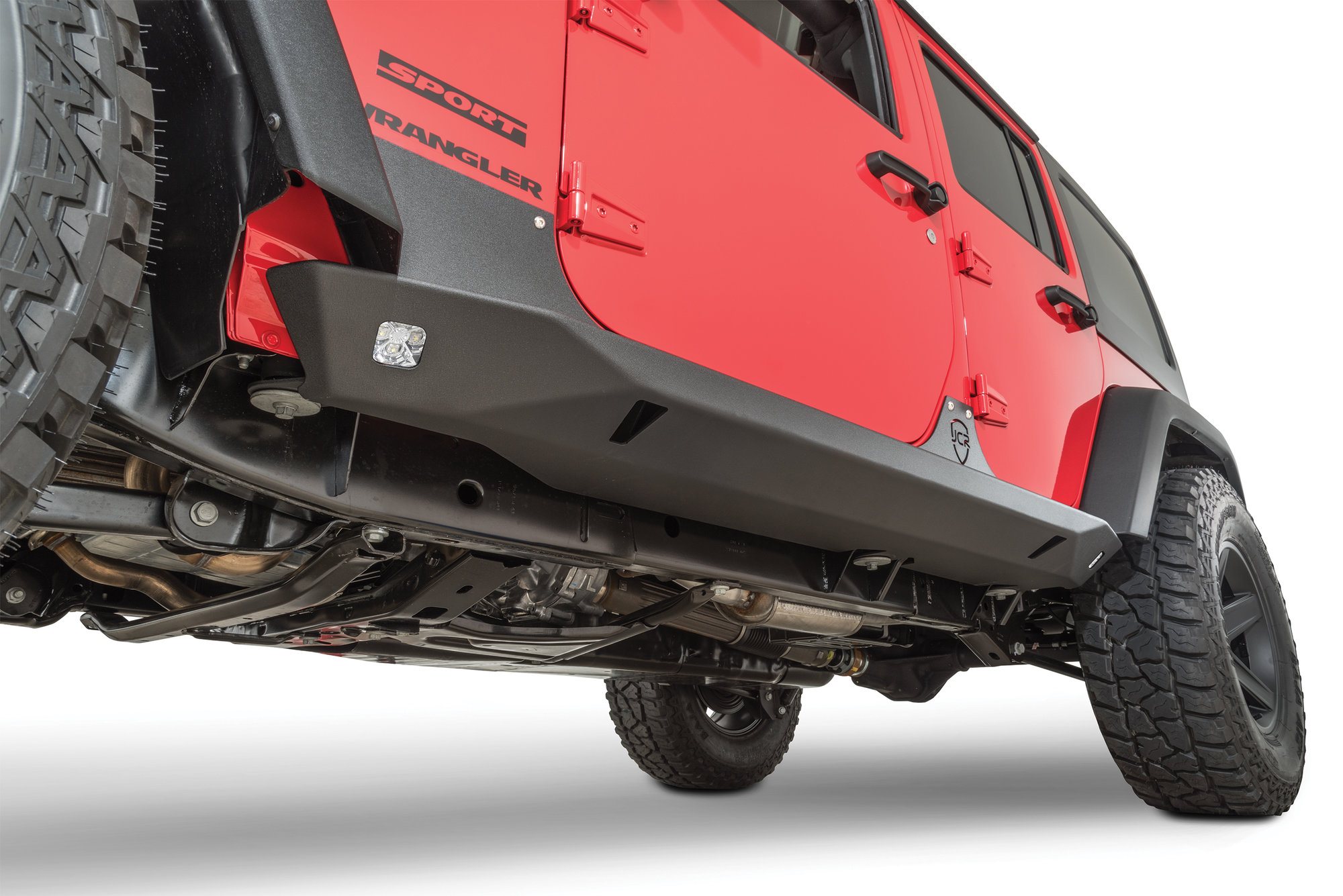 JCR Offroad Crusader Rock Sliders for 0718 Jeep Wrangler Unlimited JK