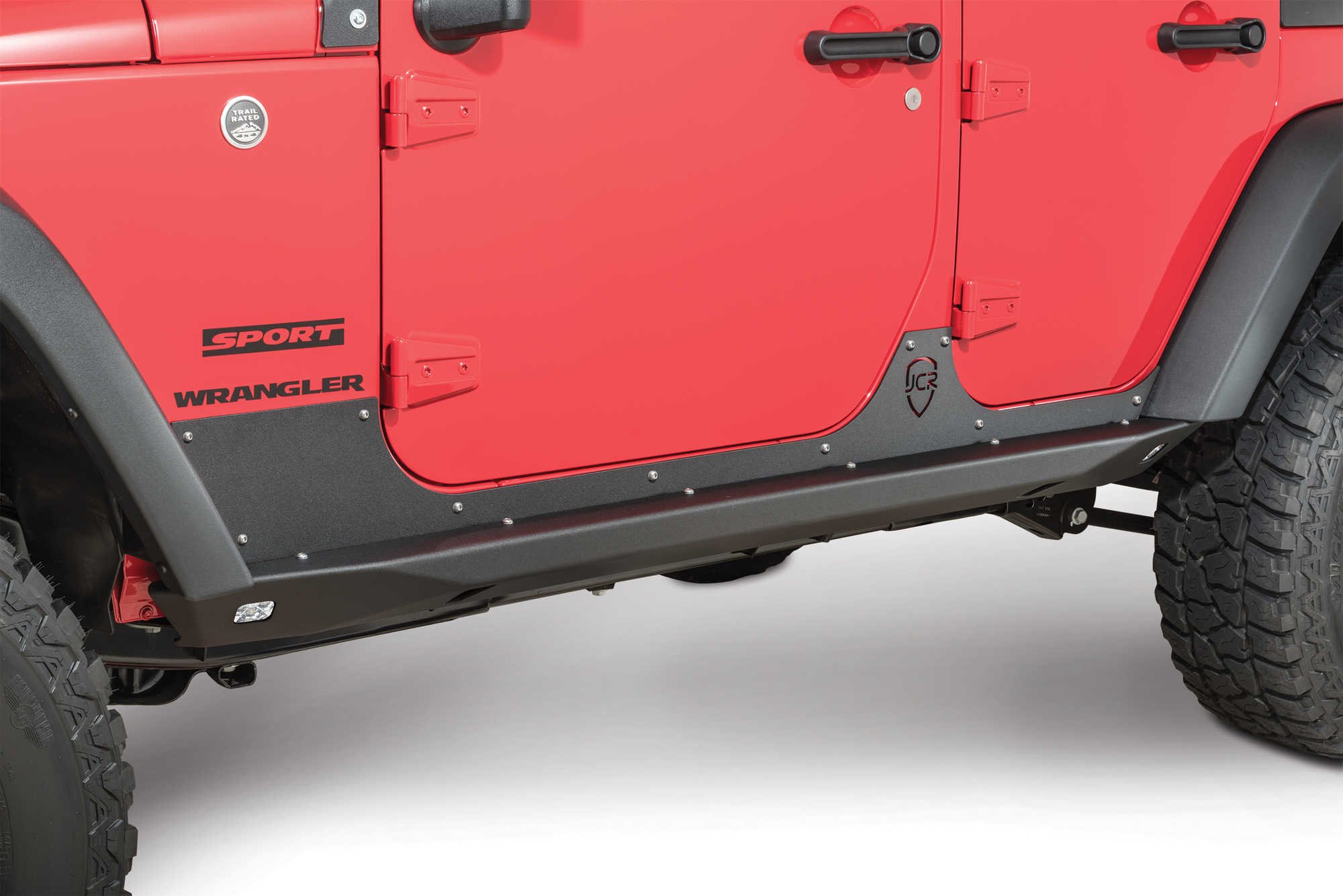 JCR Offroad Crusader Rock Sliders for 0718 Jeep Wrangler Unlimited JK