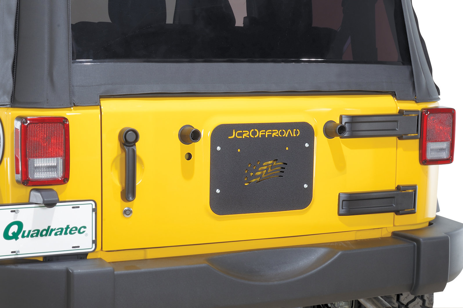 JCR Offroad JK-TGCD-PC Tailgate Vent Cover for 07-18 Jeep Wrangler JK |  Quadratec