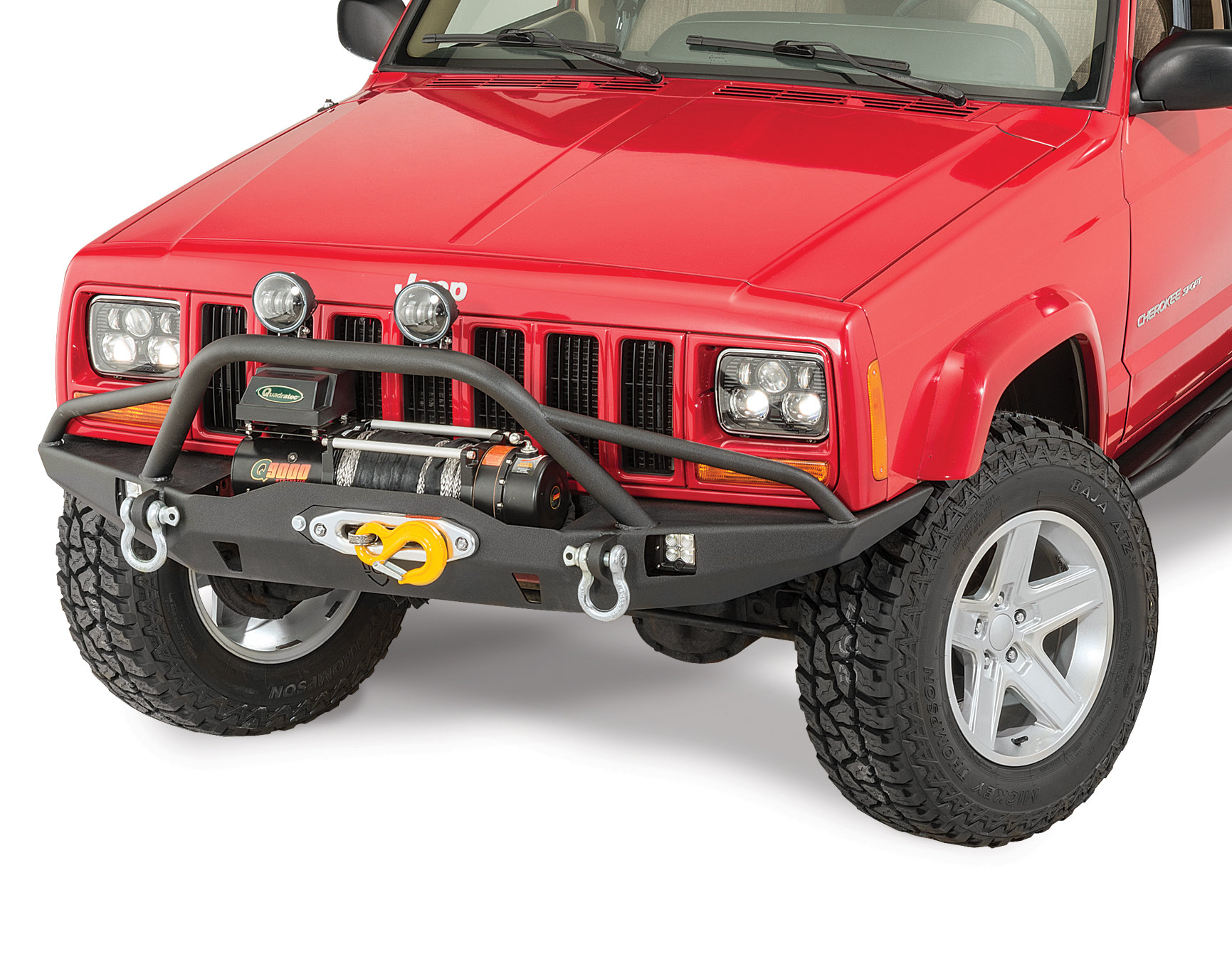 Jcr Offroad Vanguard Front Winch Bumper With Prerunner For 84 01 Jeep