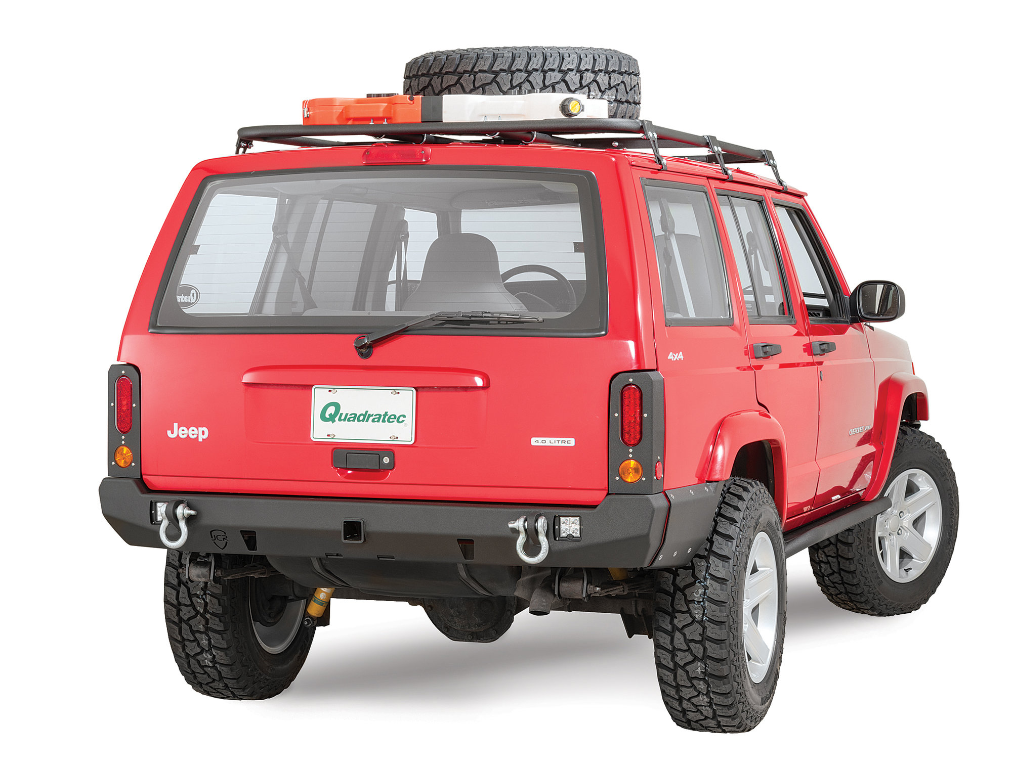 Jcr Offroad Crusader Rear Bumper For 84 01 Jeep Cherokee Xj