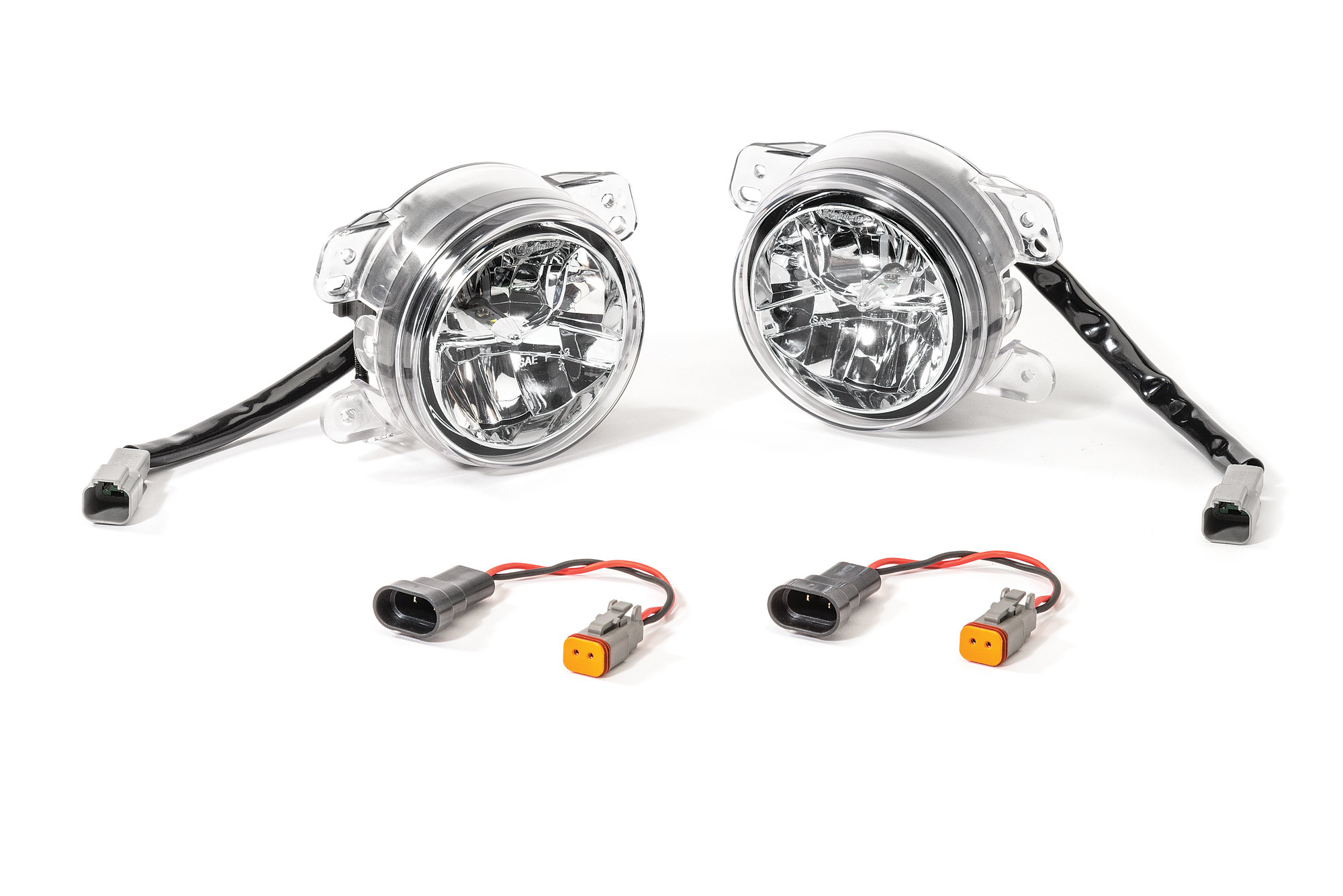 Quadratec LED Fog Lights Kit for 07-22 Jeep Wrangler JK & 18-22 Wrangler JL  Sahara or Rubicon with Plastic Bumper | Quadratec