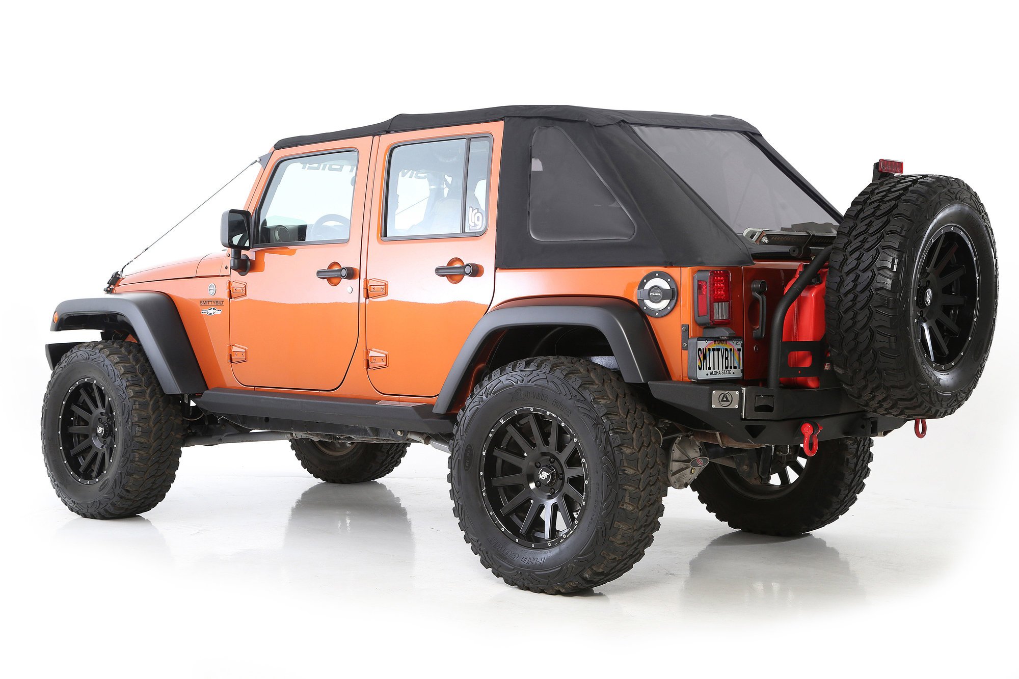 Smittybilt 9083235 Bowless Combo Soft Top for 07-18 Jeep Wrangler Unlimited  JK | Quadratec