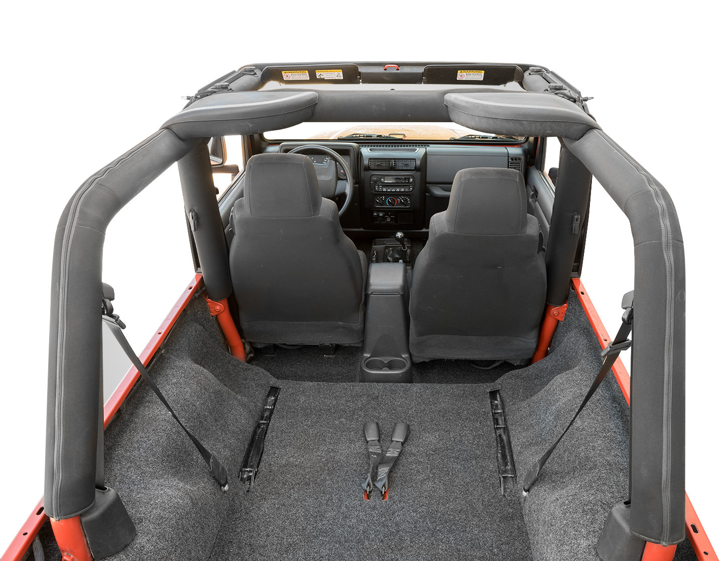 Bedrug BRLJ04R Premium Carpeted Rear Floor Covering without Cutouts for  04-06 Jeep Wrangler Unlimited LJ | Quadratec