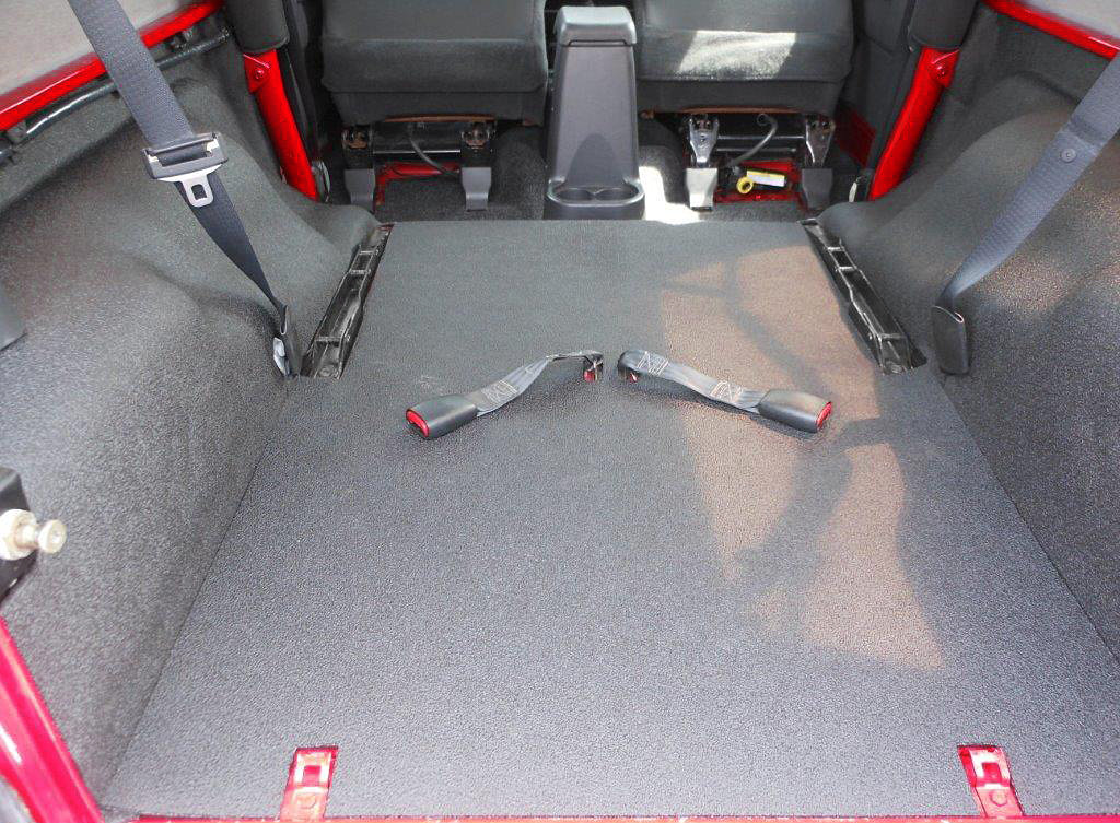 Bedrug BTLJ04R BedTred Premium Molded Rear Floor Covering without Cutouts  for 04-06 Jeep Wrangler Unlimited LJ | Quadratec
