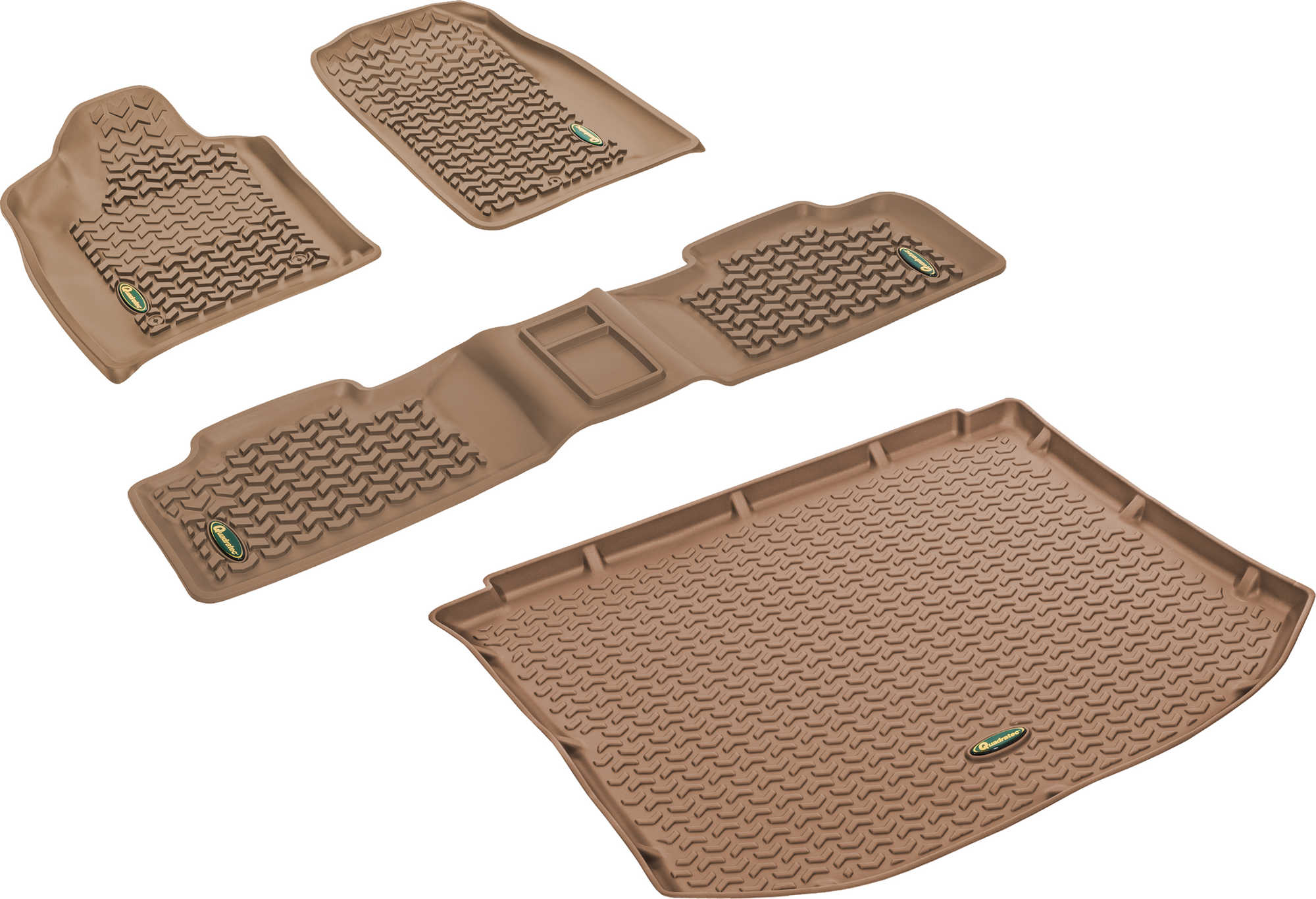 Quadratec Ultimate All Weather Floor Liner Triple Combo for 1112 Jeep Grand Cherokee WK2